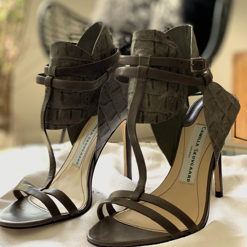 Camilla Skovgaard Chastity Wrap Sandal Sz8 EUC